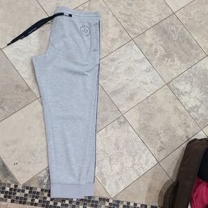 Armani Exchange Heather Gray Men's Sweatpants